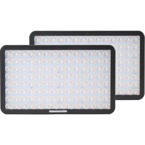 amaran Pano 60c RGB COB Mobile Light Panel (2-Light Kit, Charcoal) - Image 2