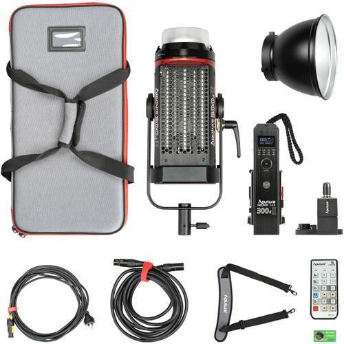 Aputure Light Storm C300D Mark II LED Light Kit with Gold Mount Battery Plate - Image 6