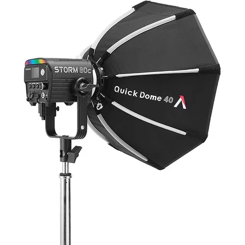 Aputure Quick Dome 40 Softbox for STORM 80c (Mini ProLock Mount)