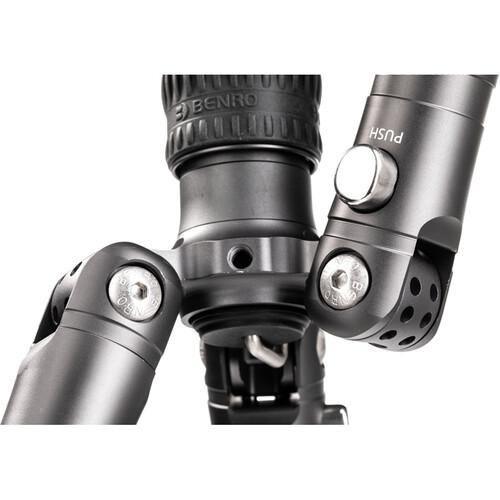 Benro Bat Zero Series Aluminum Travel Tripod with VX20 Ball Head (55.6") - Image 10