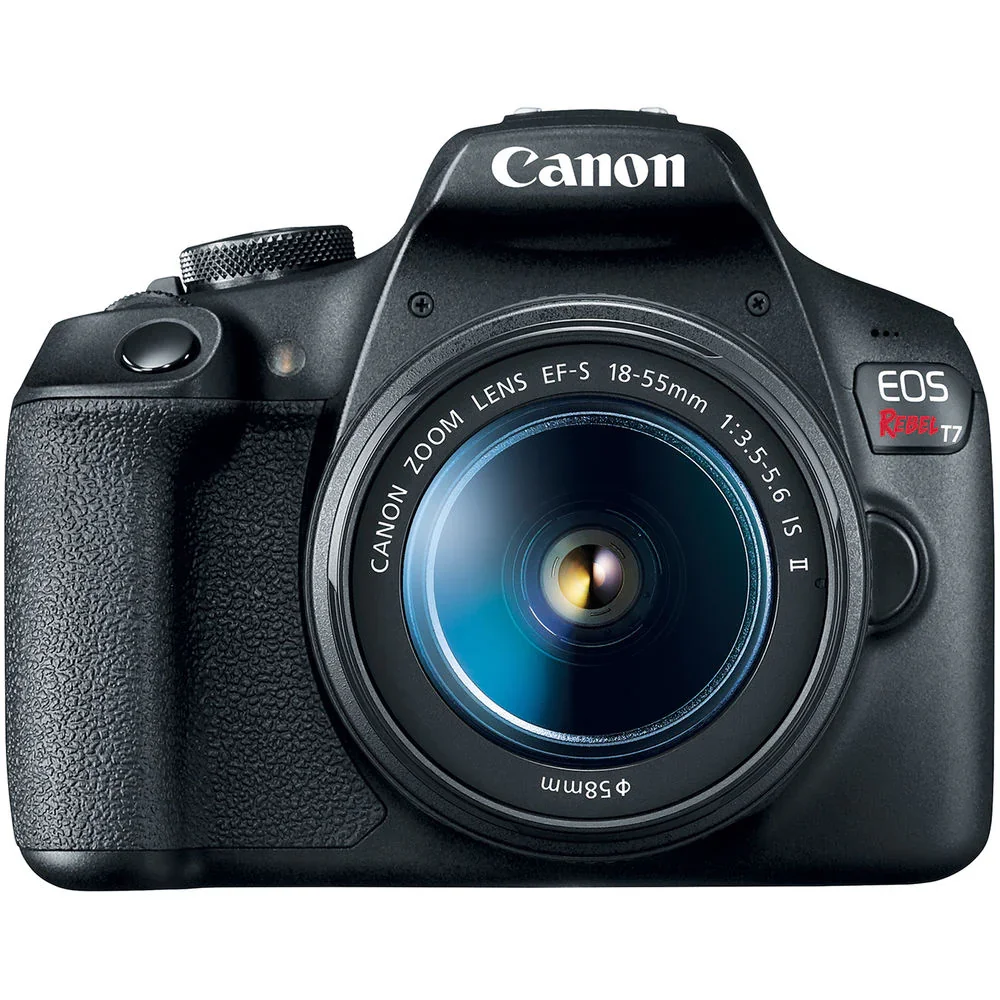 Canon EOS Rebel T7 DSLR Camera with EF-S 18-55mm IS II Lens - Image 2