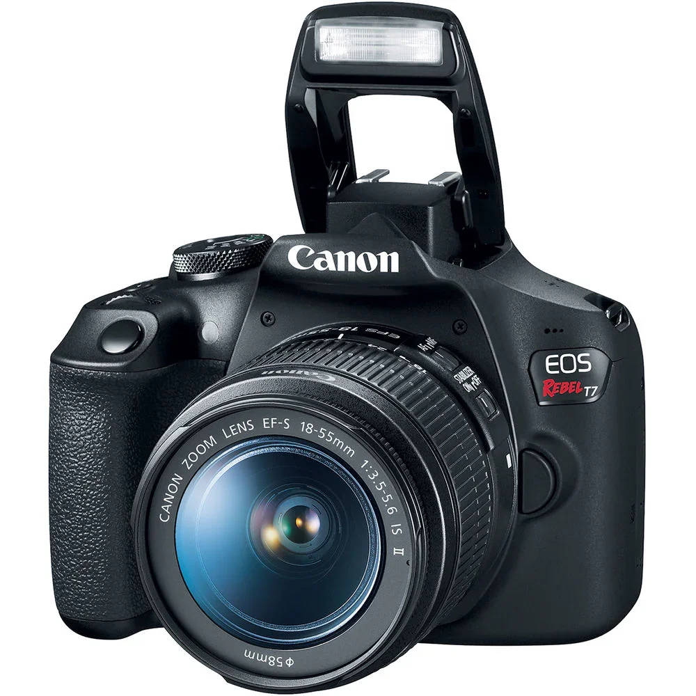 Canon EOS Rebel T7 DSLR Camera with EF-S 18-55mm IS II Lens - Image 5