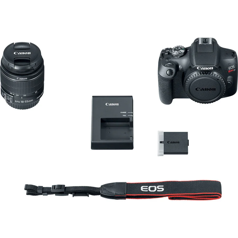 Canon EOS Rebel T7 DSLR Camera with EF-S 18-55mm IS II Lens - Image 6
