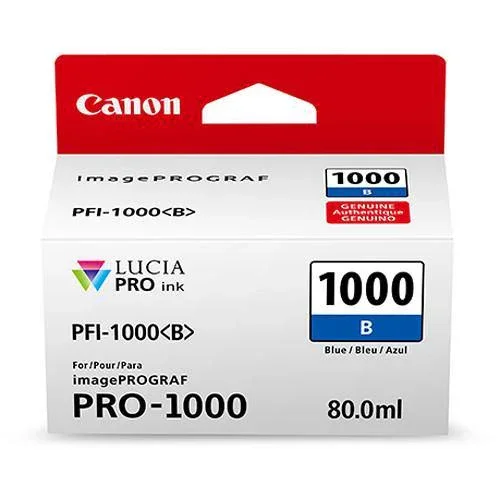 Canon PFI-1000 B LUCIA PRO Blue Ink Tank (80ml) - Image 2