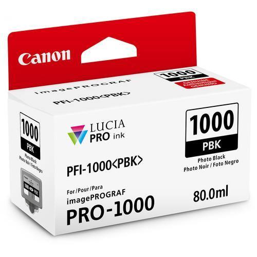 Canon PFI-1000 PBK LUCIA PRO Photo Black Ink Tank (80ml) - Image 2