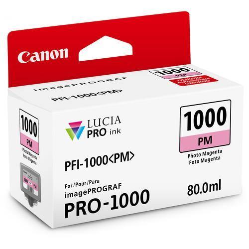 Canon PFI-1000 PM LUCIA PRO Photo Magenta Ink Tank (80ml) - Image 2