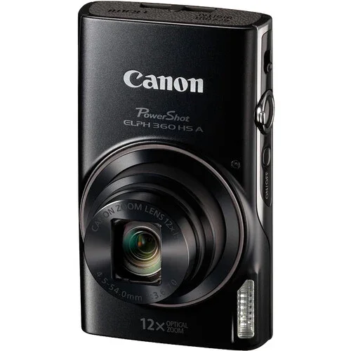 Canon PowerShot ELPH 360 HS A Digital Camera (Black) - Image 3