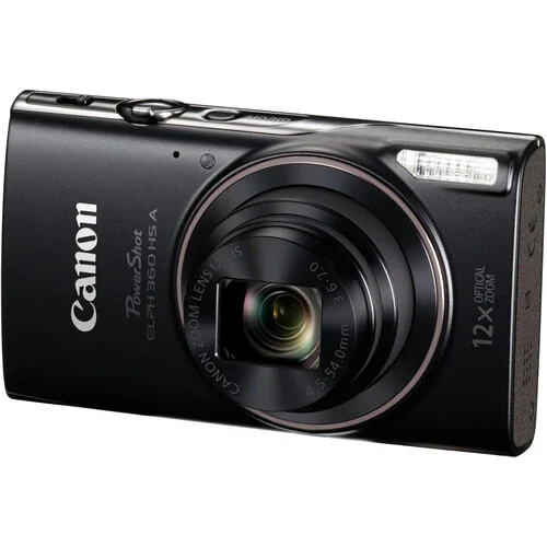 Canon PowerShot ELPH 360 HS A Digital Camera (Black) - Image 4