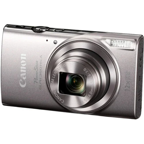Canon PowerShot ELPH 360 HS A Digital Camera (Silver) - Image 4