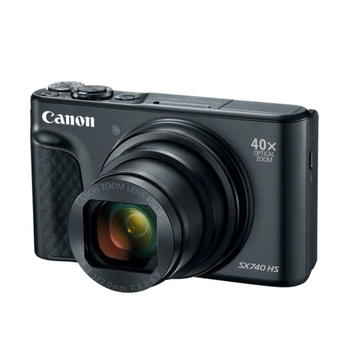 Canon PowerShot SX740 HS Digital Camera (Black) - Image 2