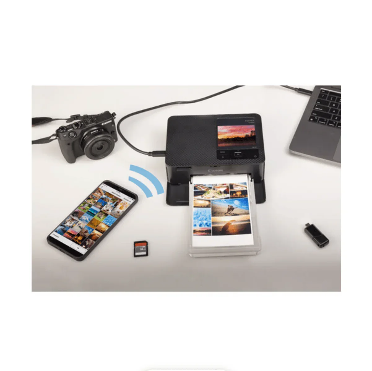 Canon SELPHY CP1500 Wireless Compact Photo Printer (Black) - Image 8