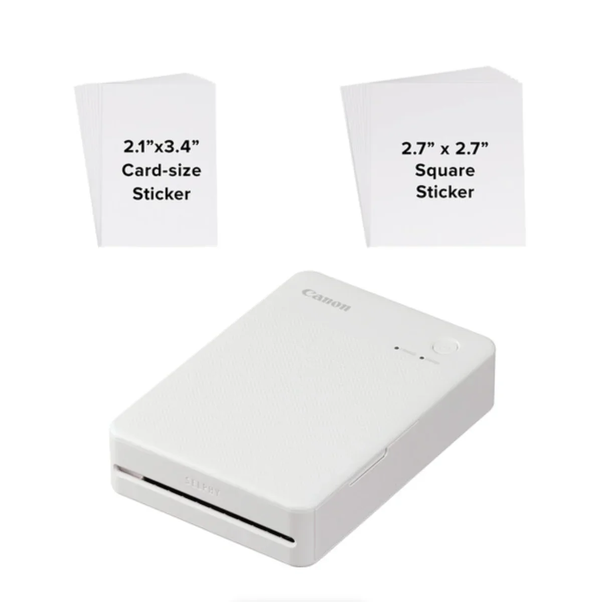 Canon SELPHY QX20 Compact Photo Printer (White) - Image 5