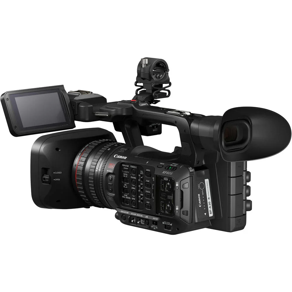 Canon XF605 UHD 4K HDR Pro Camcorder - Image 3