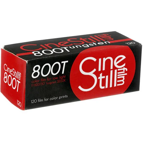 CineStill Film 800 Tungsten Color Negative Film (120 Roll Film)