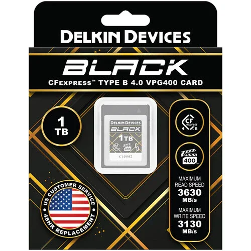 Delkin Devices 1TB BLACK CFexpress Type B 4.0 Memory Card - Image 3