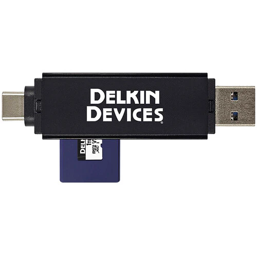 Delkin Devices USB 3.1 Type A & C SD & microSD Memory Card Reader - Image 3