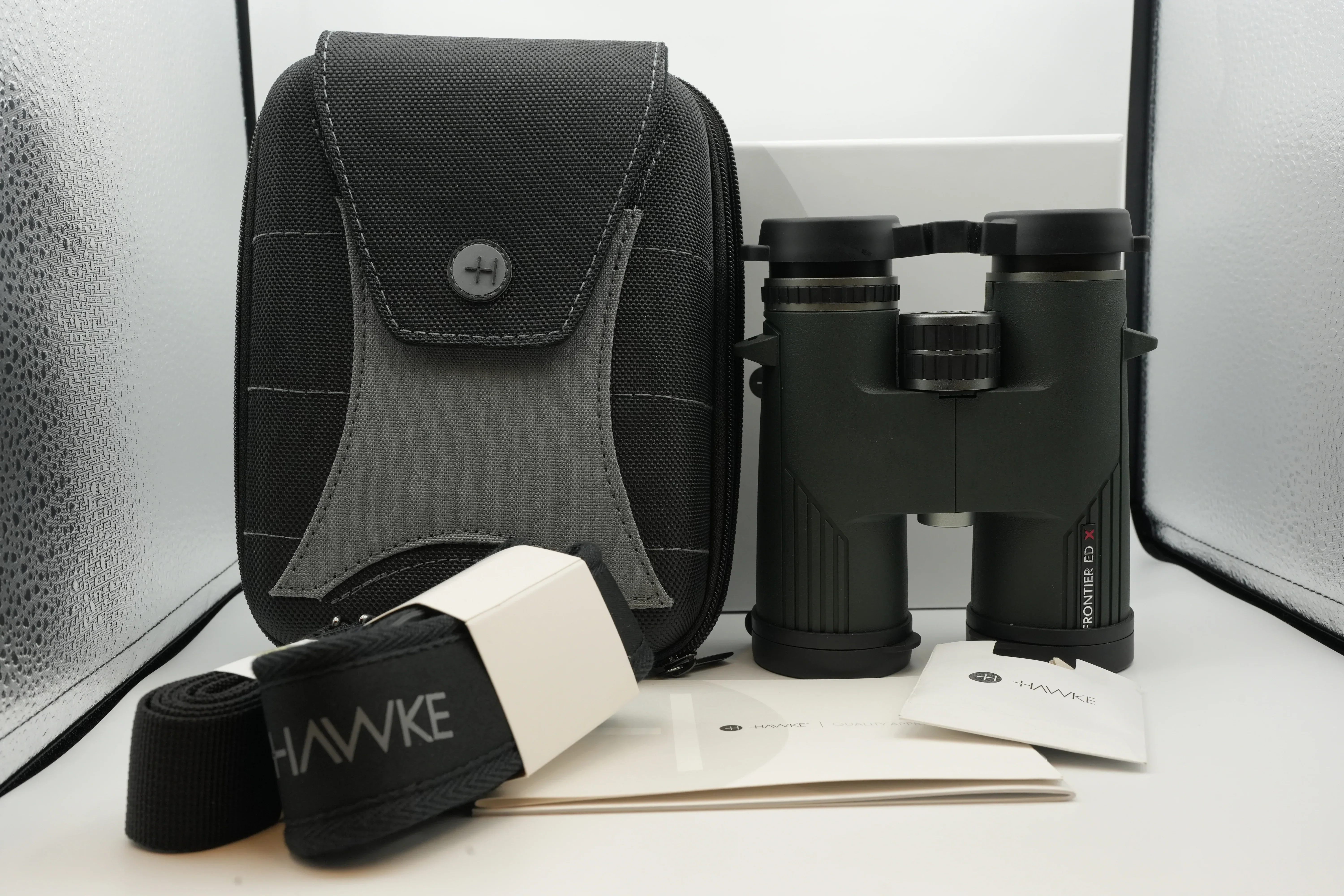 * DEMO * Hawke Sport Optics 10x42 Frontier ED X Binoculars (Green)