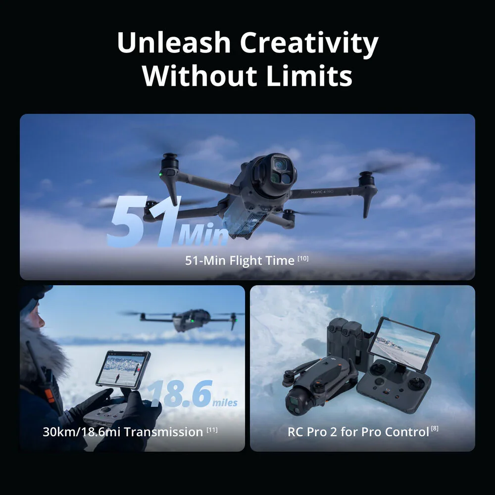 DJI Mavic 4 Pro Fly More Combo w/ RC 2 Remote - Image 6