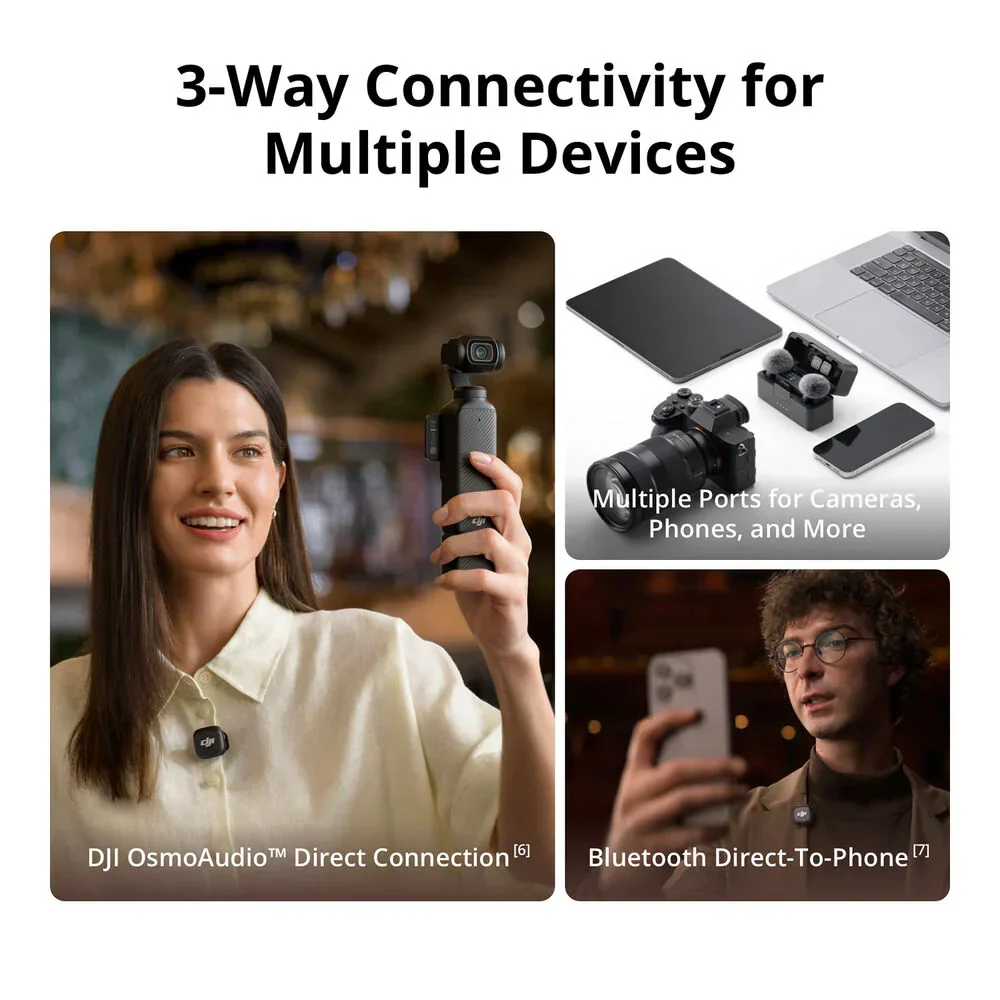 DJI Mic 3 2-Person Compact Wireless Microphone System/Recorder for Camera & Smartphone - Image 17