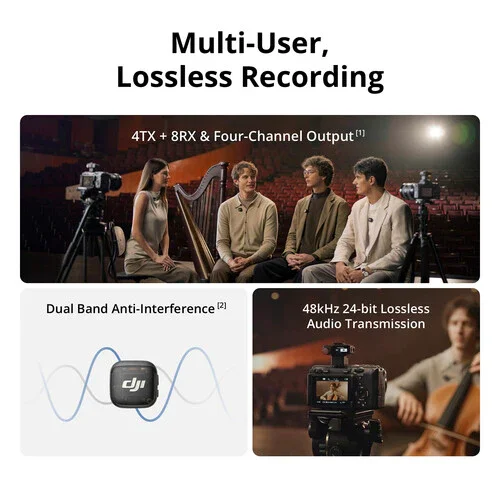 DJI Mic 3 Compact Wireless Microphone System/Recorder for Camera & Smartphone - Image 8