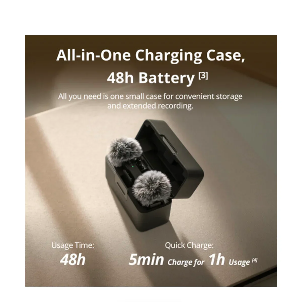 DJI Mic Mini 2-Person Compact Wireless Microphone System for Camera & Smartphone (2.4 GHz) - Image 4