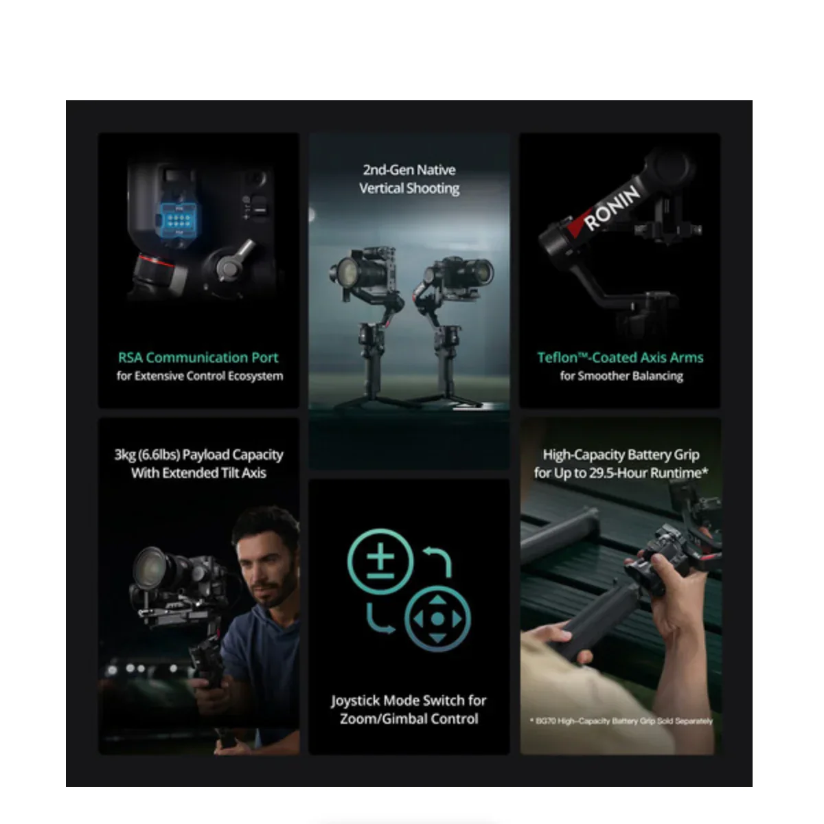 DJI RS 4 Gimbal Stabilizer Combo - Image 10