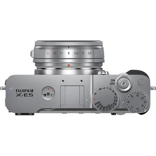 FUJIFILM X-E5 Mirrorless Camera with XF 23mm f/2.8 Lens (Silver) - Image 3