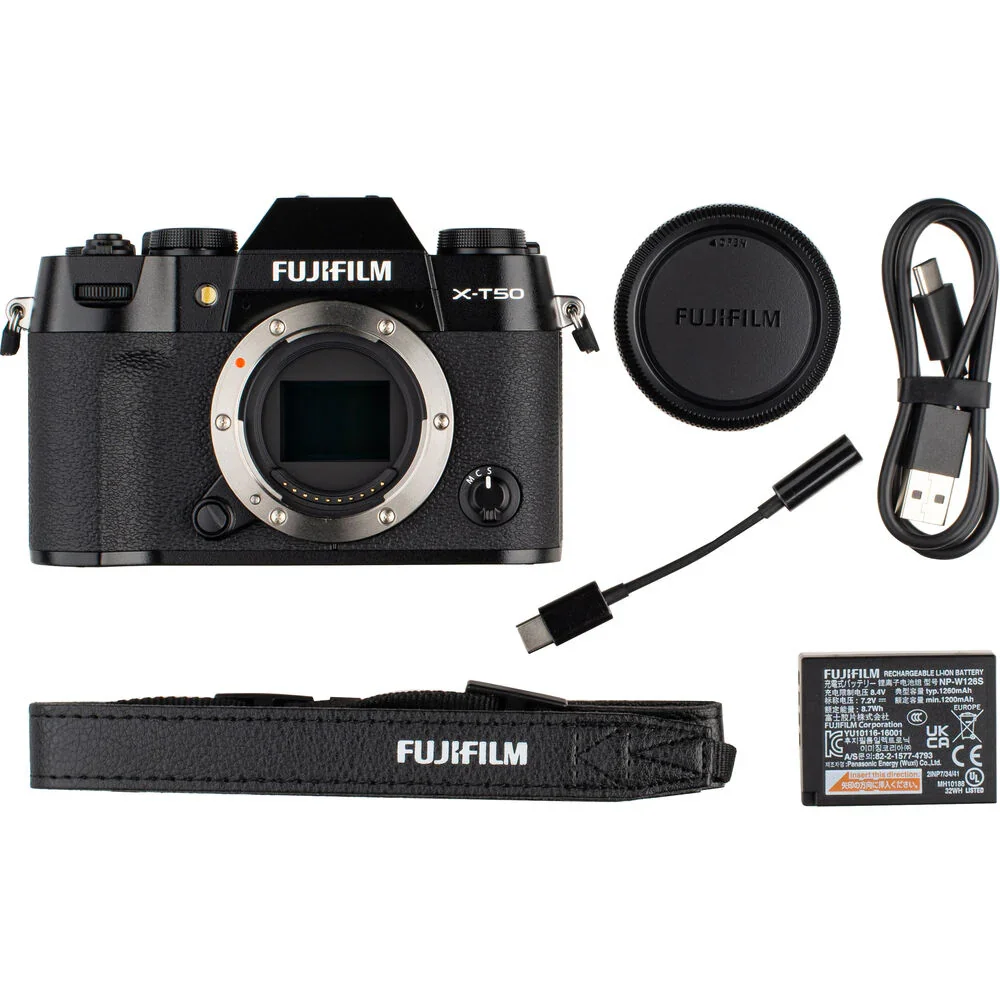 Fujifilm X-T50 Mirrorless Camera (Black) - Image 8