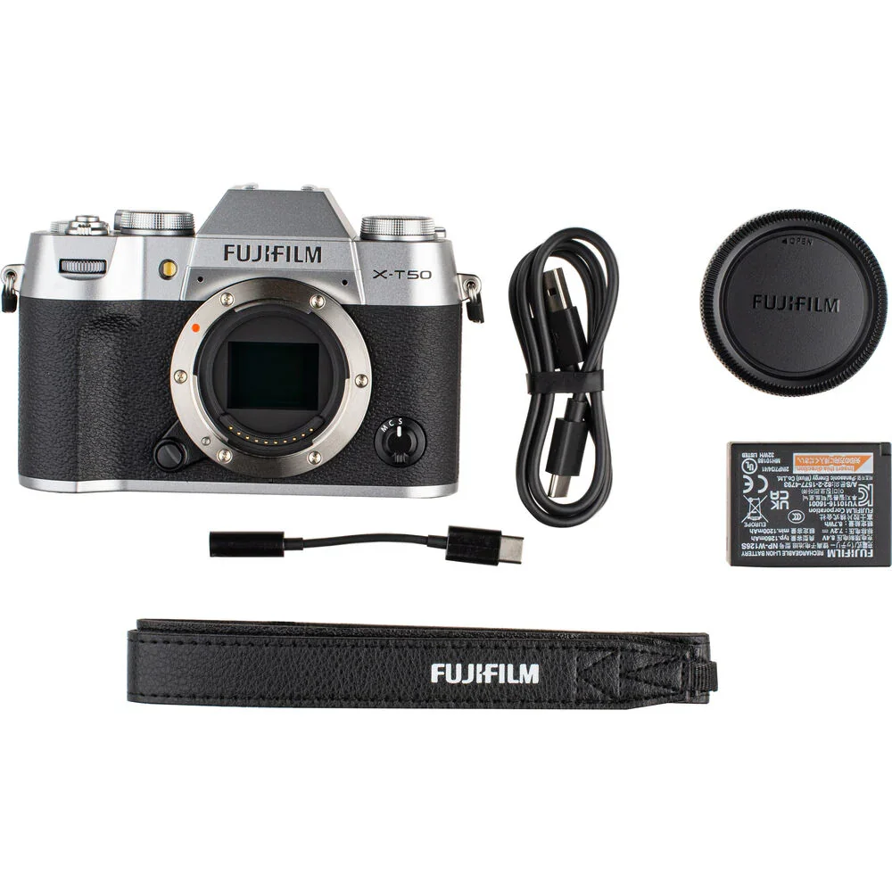 Fujifilm X-T50 Mirrorless Camera (Silver) - Image 8