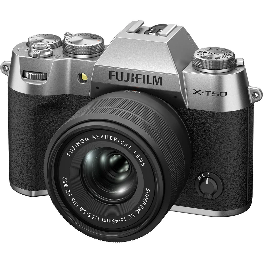 Fujifilm X-T50 Mirrorless Camera with XF 16-50mm f/2.8-4.8 Lens (Silver)