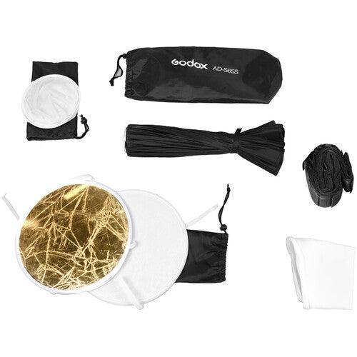 Godox AD-S65S Parabolic Softbox with Godox Mount and Grid (Gold/Silver, 25.6") - Image 17
