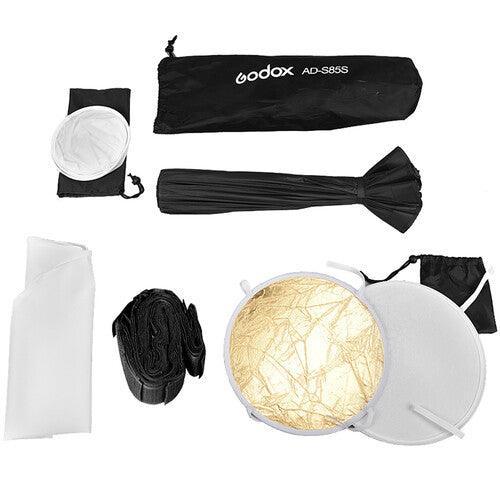 Godox AD-S85S Parabolic Softbox with Godox Mount and Grid (Gold/Silver, 33.5") - Image 12