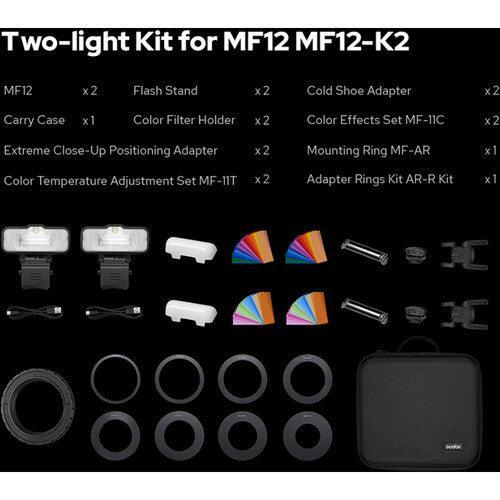 Godox MF12 Macro Flash 2-Light Kit - Image 5