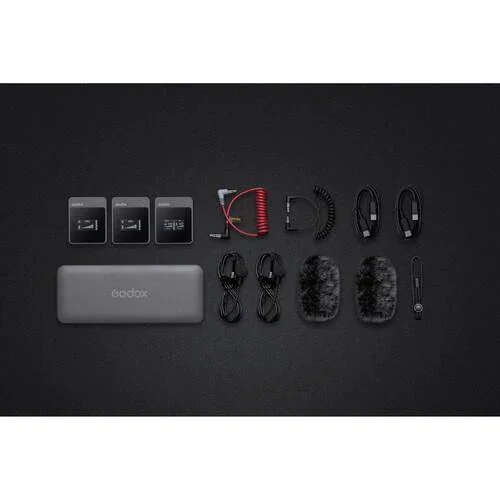 Godox MoveLink M2 Compact 2-Person Digital Wireless Microphone System for Cameras & Smartphones with 3.5mm (2.4 GHz) - Image 5