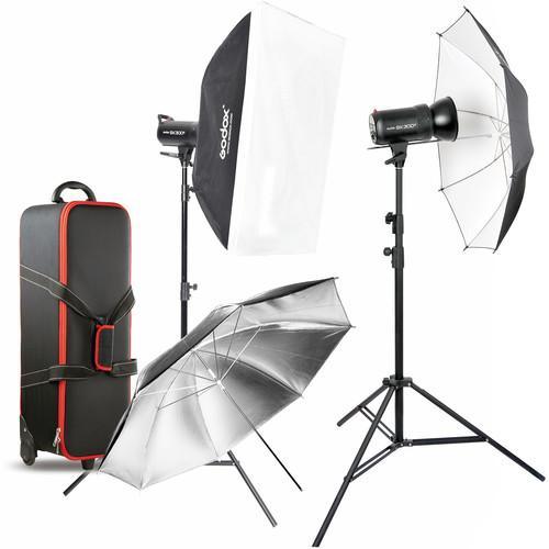 Godox SK300 II 2-Light Studio Flash Kit