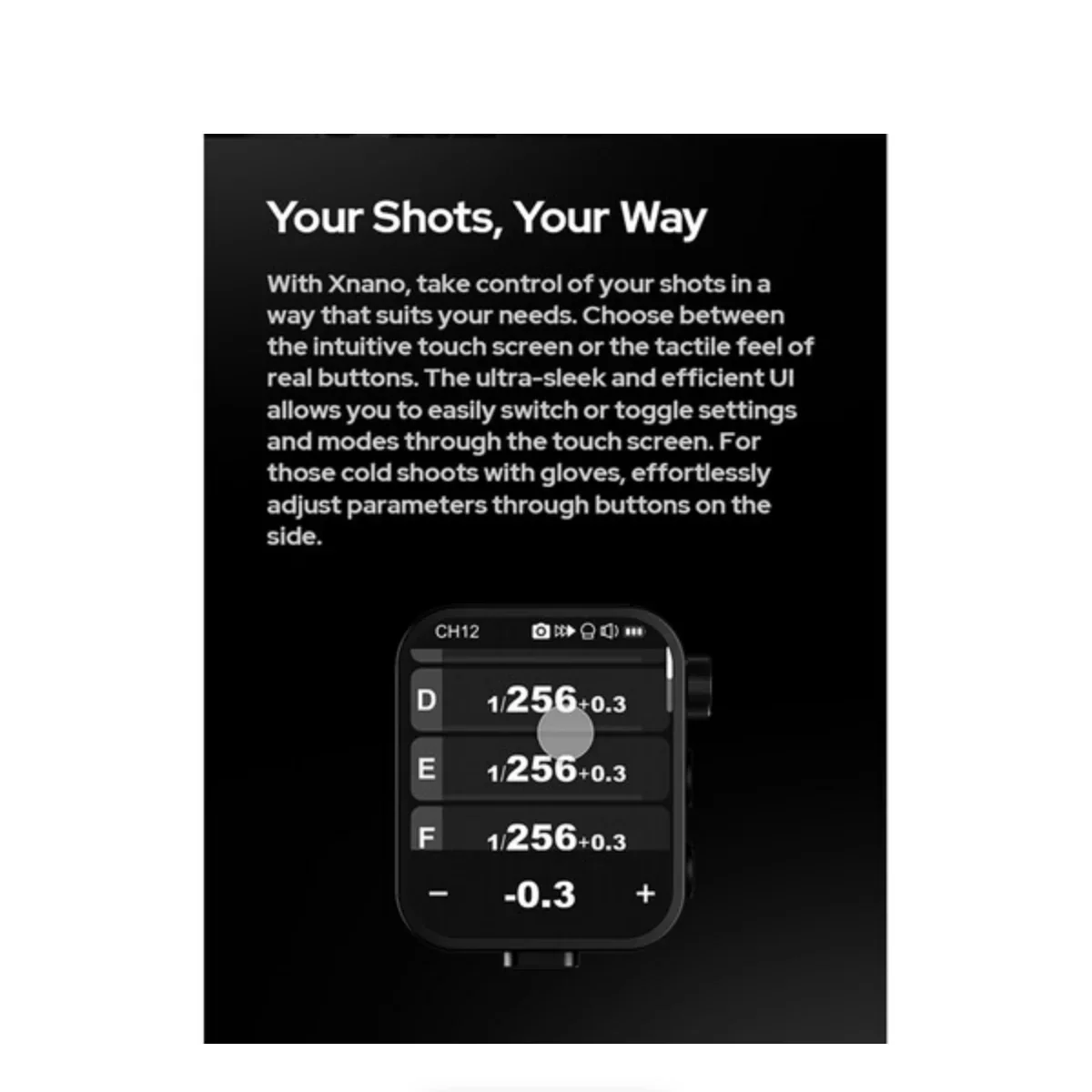 Godox X3 F Touchscreen TTL Wireless Flash Trigger for Fujifilm - Image 13
