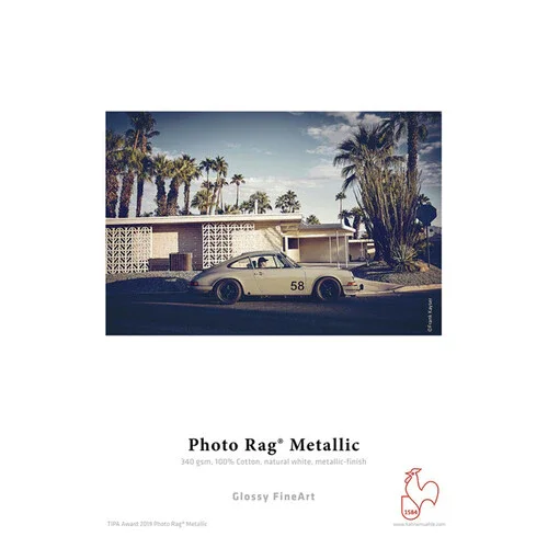 Hahnemuhle Photo Rag Metallic Paper Photo Cards with Rounded Corners (4 x 6", 30 Sheets) - Image 2