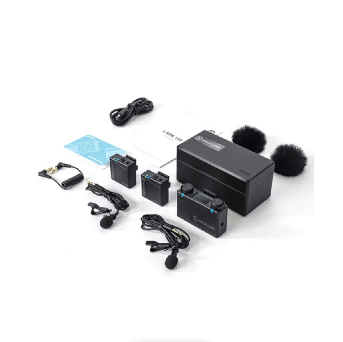 Hollyland LARK 150 2-Person Compact Digital Wireless Microphone System (2.4 GHz, Black) - Image 20