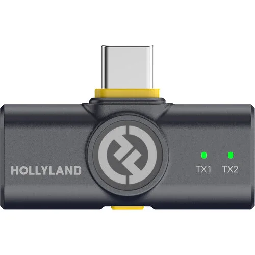 Hollyland LARK M2 DUO 2-Person Wireless Combo Microphone System (2.4 GHz, Shine Charcoal) - Image 23
