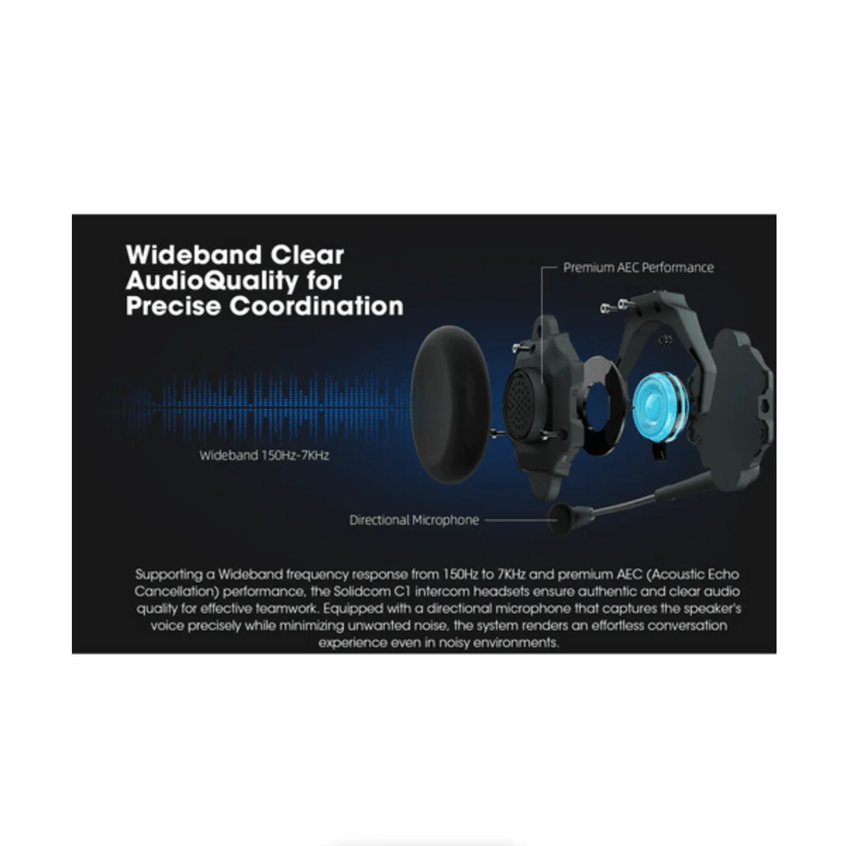 Hollyland Solidcom C1-4S Full-Duplex Wireless DECT Intercom System with 4 Headsets (1.9 GHz) - Image 35