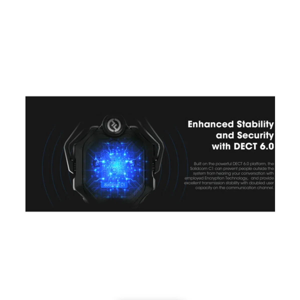 Hollyland Solidcom C1-4S Full-Duplex Wireless DECT Intercom System with 4 Headsets (1.9 GHz) - Image 37