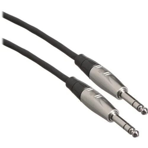 Hosa HSS-020 Balanced 1/4'' TRS Male to 1/4'' TRS Male Audio Cable (20')