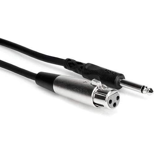 Hosa Mono 1/4'' Male to 3-Pin XLR Female Audio Cable - 5' - Image 3