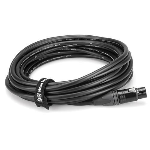 Hosa WTI-508 Hook & Loop Cable Ties 0.5 x 8'' (Black, 50-Pack) - Image 3