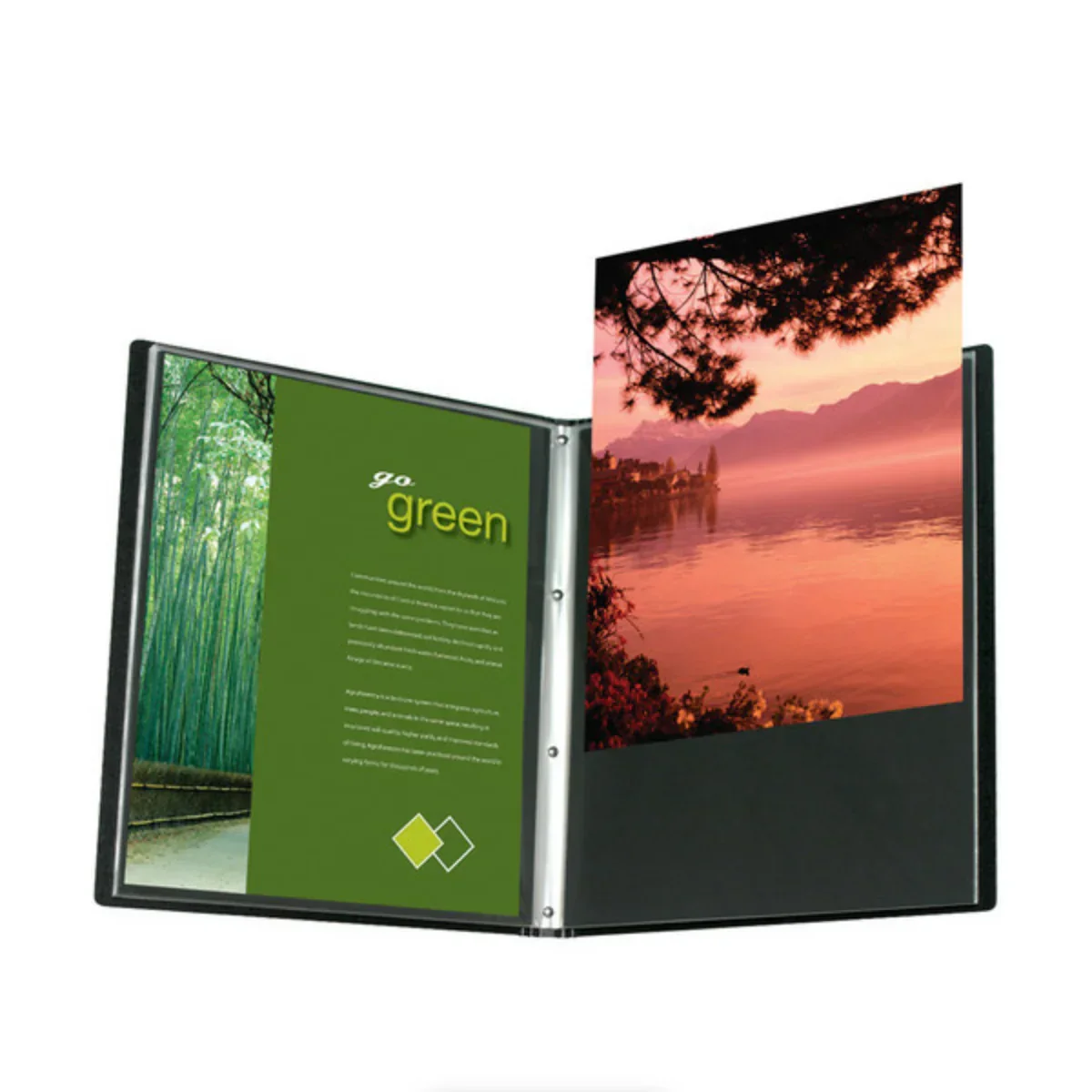 Itoya Art Profolio Advantage Presentation/Display Book (11 x 17", Black) - Image 3
