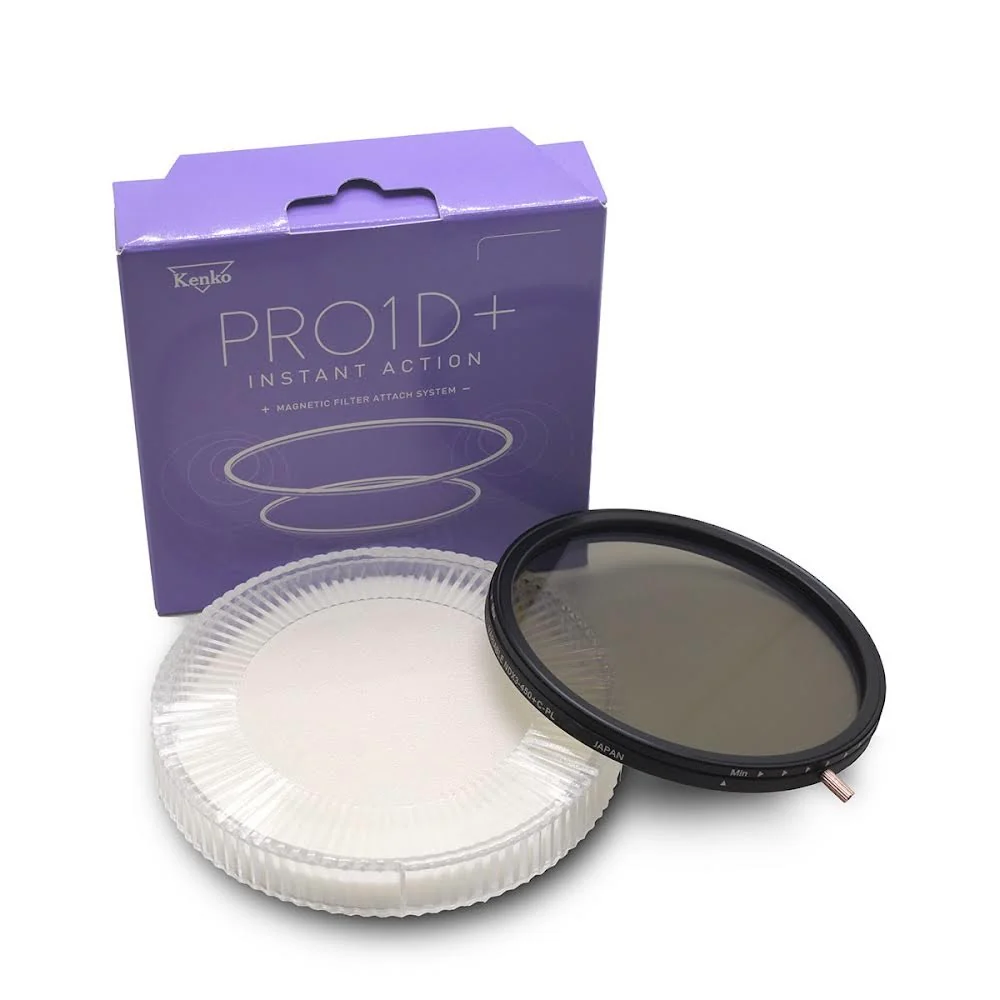 Kenko PRO1D+ Instant Action Variable ND X3-450+C-PL Filter Set - 62mm - Image 2