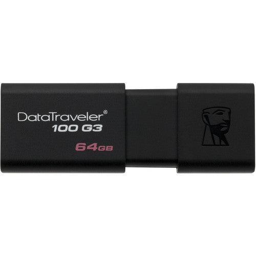 Kingston Data Traveler 100 G3 USB 3.0 Flash Drive - 64GB