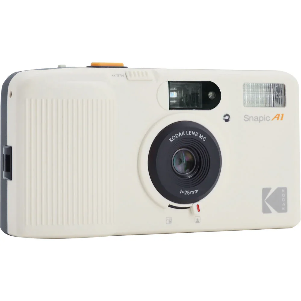 Kodak Snapic A1 35mm Film Camera (Ivory White) - Image 3