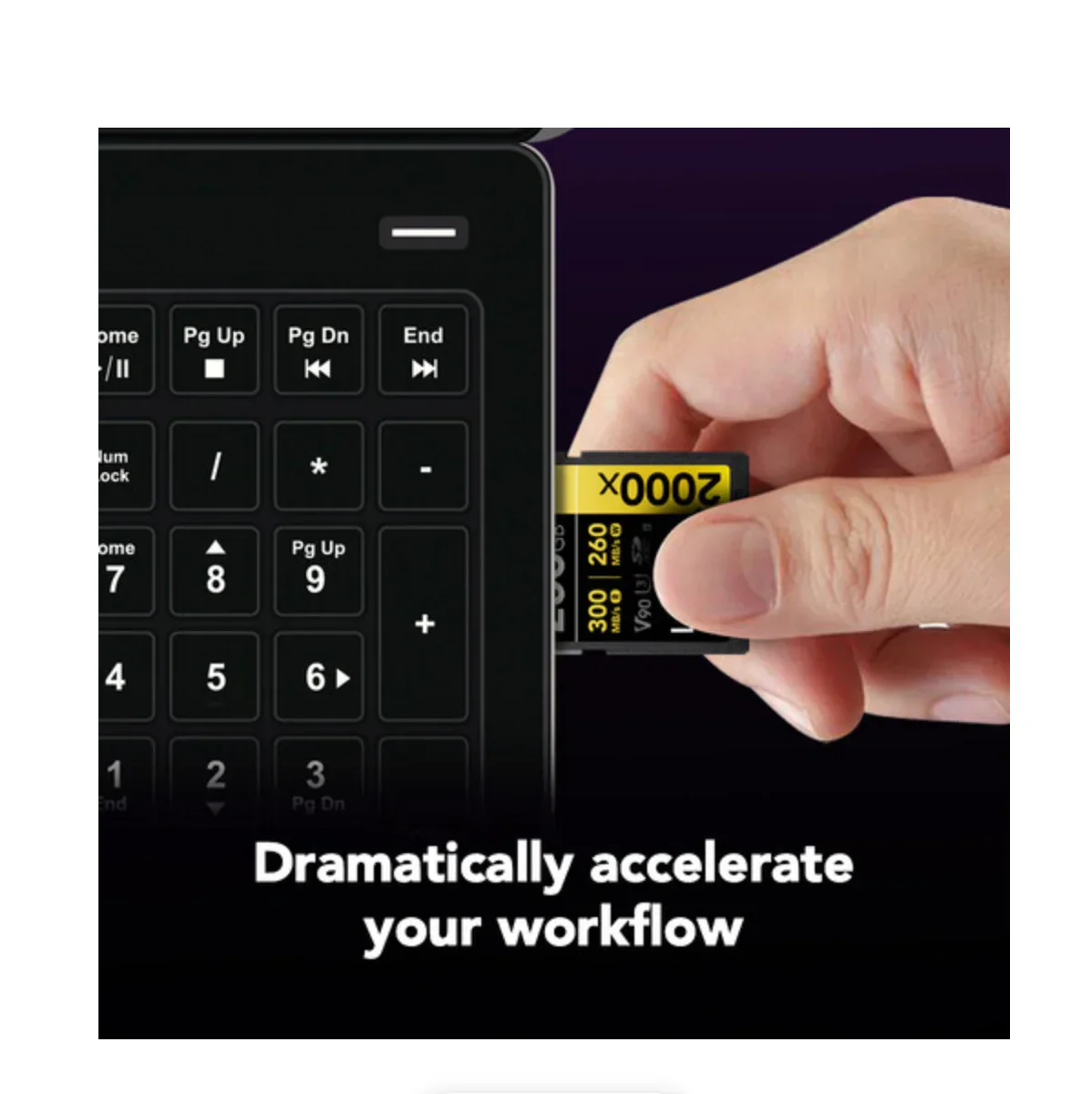 Lexar 256GB Professional 2000x UHS-II SDXC Memory Card - Image 3