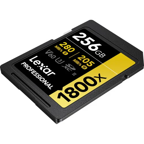 Lexar Professional 1800x UHS-II SDXC Memory Card (GOLD Series) - 256GB (2-Pack) - Image 4